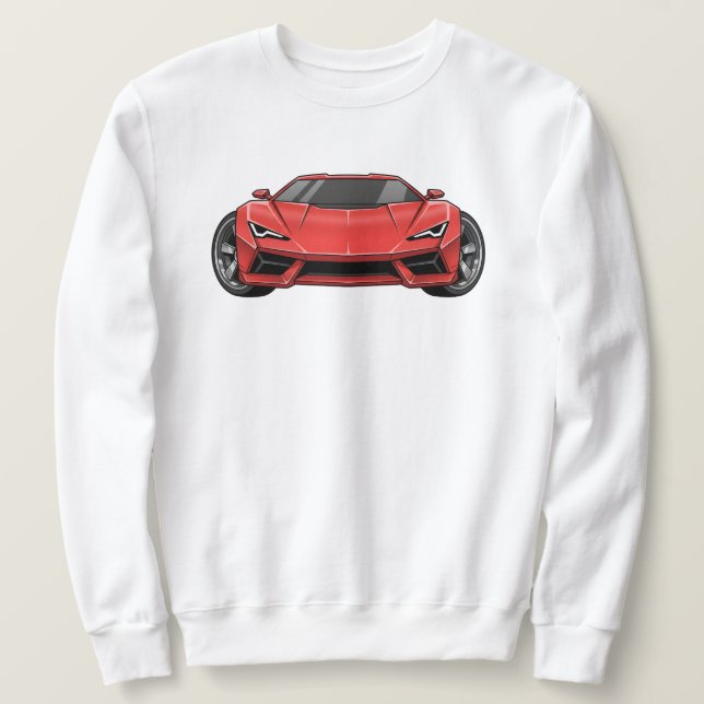 Sudadera Estilo de coche de dibujos animados (Anverso del diseño)