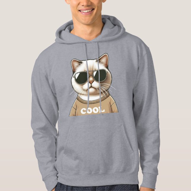 Sudadera Estilo de gato (Anverso)
