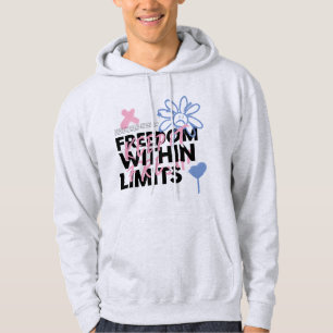 Sudadera Estilo de graffiti Libertad dentro de límites