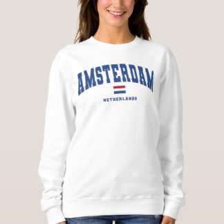 Sudadera Estilo de la Escuela Universitaria Vintage de Amst