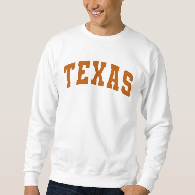 Sudadera Estilo de la Universidad de Varsity de Texas (Anverso)