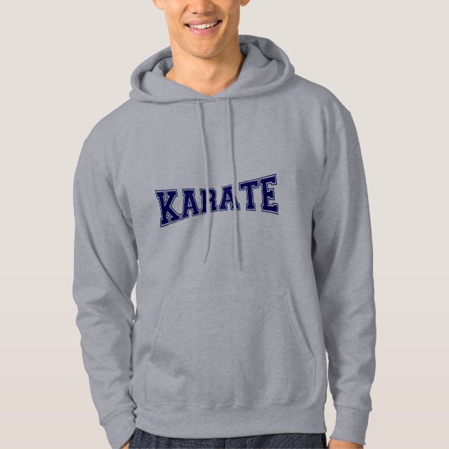 Sudadera Estilo de la universidad del karate (Anverso)