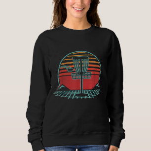 Sudadera Estilo de los 80s del Retro del Golf en Disco