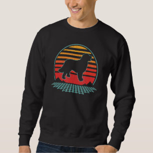 Sudadera Estilo de los años 80 del vintage Bernese Mountain