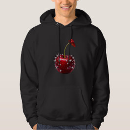 Sudadera Estilo de roca cereza