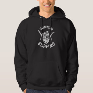 Sudadera Estilo de rock de Punk de Rótulo de mano Shaka con