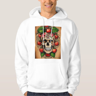 Sudadera Estilo de tatuaje Manzana roja exprimida a mano –