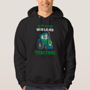 Sudadera Estilo de vida de granja infantil Solo un niño que