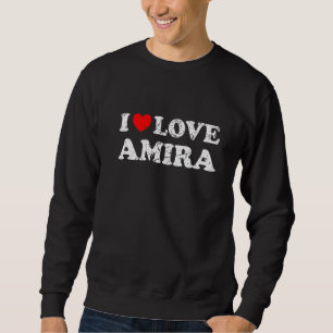 Sudadera Estilo desgastado grunge angustiado amo Amira