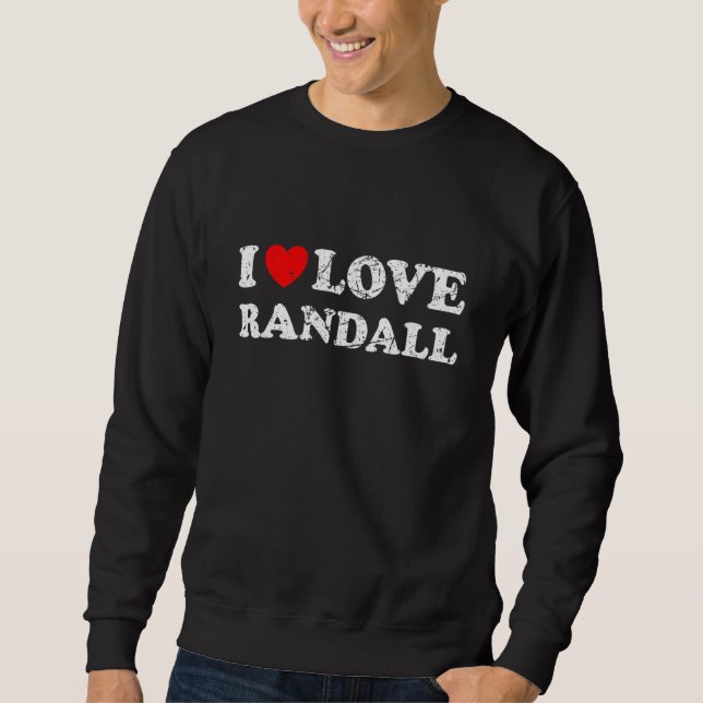 Sudadera Estilo desgastado grunge angustiado amo Randall (Anverso)