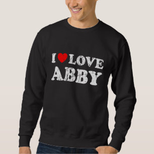 Sudadera Estilo desgastado grunge angustiado Me encanta Abb