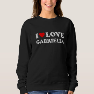 Sudadera Estilo desgastado grunge angustiado Me encanta Gab