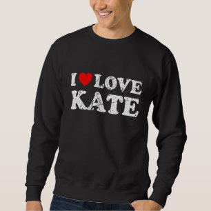 Sudadera Estilo desgastado grunge angustiado me encanta Kat