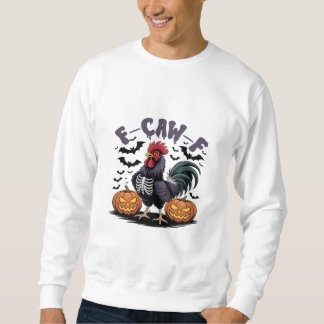 Sudadera Estilo divertido gótico cuervo humor F Caw F