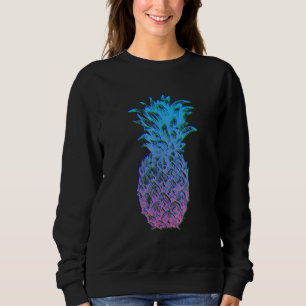 Sudadera Estilo estético Vaporwave Glitch Japón Piña G