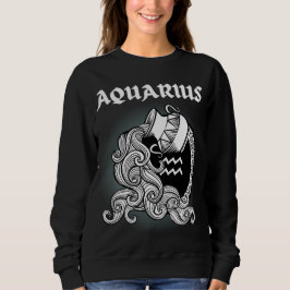 Sudadera Estilo medieval Zodiac Aquarius