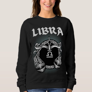 Sudadera Estilo medieval Zodiac Libra