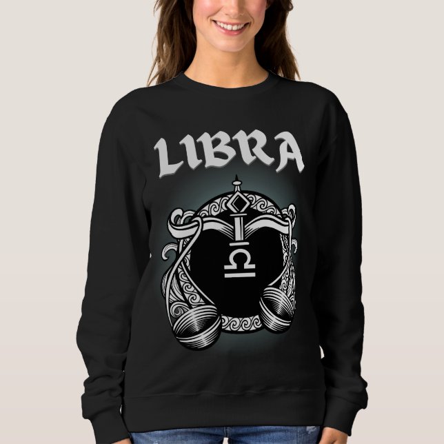 Sudadera Estilo medieval Zodiac Libra (Anverso)