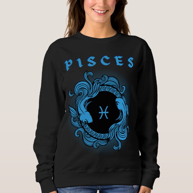 Sudadera Estilo medieval Zodiac Pisces (Anverso)