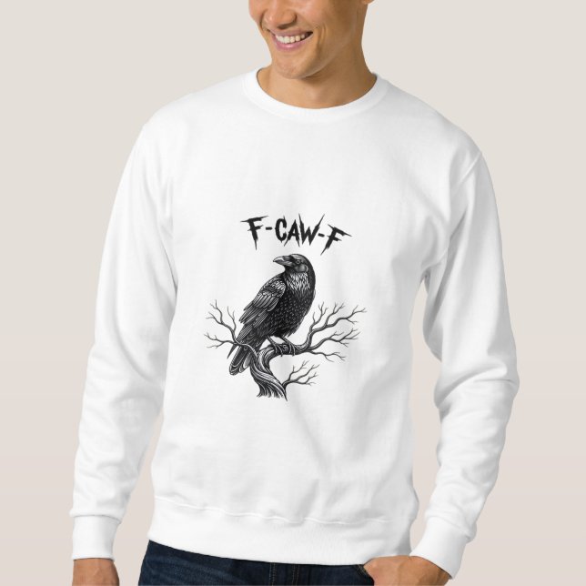 Sudadera Estilo moderno F Caw F de moda (Anverso)