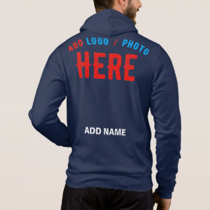 SUDADERA ESTILO MODERNO NAVY AZUL VERIFICADO MARCA