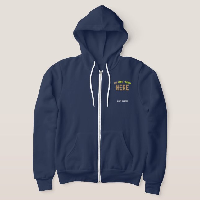 SUDADERA ESTILO MODERNO NAVY AZUL VERIFICADO MARCA (Distribución)