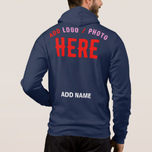 SUDADERA ESTILO MODERNO NAVY AZUL VERIFICADO MARCA