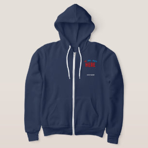 SUDADERA ESTILO MODERNO NAVY AZUL VERIFICADO MARCA