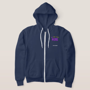 SUDADERA ESTILO MODERNO NAVY AZUL VERIFICADO MARCA