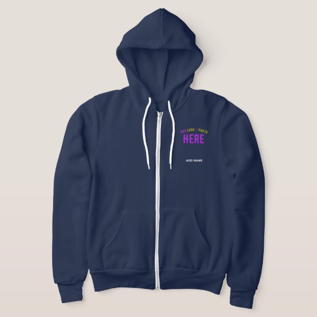 SUDADERA ESTILO MODERNO NAVY AZUL VERIFICADO MARCA (Distribución)