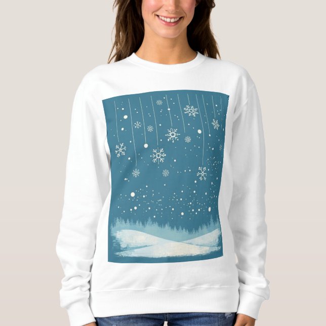 Sudadera Estilo relajado para la temporada fría (Anverso)