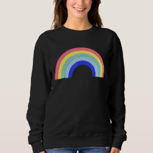 Sudadera Estilo Retro 80 de la cosecha arcoiris