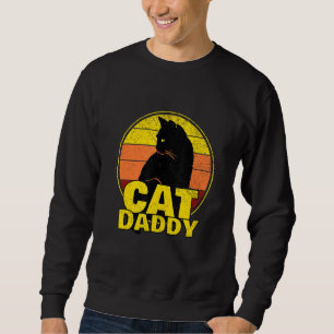 Sudadera Estilo retro de gato de papá