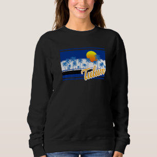 Sudadera Estilo Retro de Surf Vintage Tulum Playa