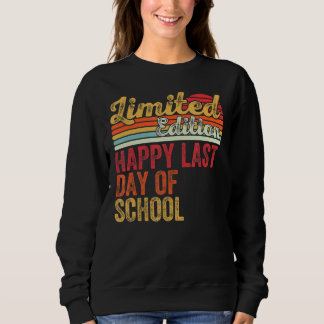 Sudadera Estilo Retro Feliz El Último Día Del Maestro Escol