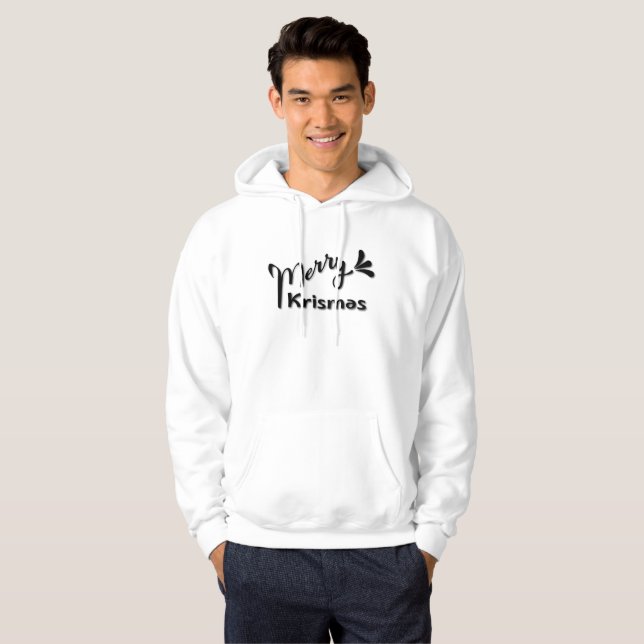 Sudadera Estilo Retro Feliz Navidad (Anverso completo)