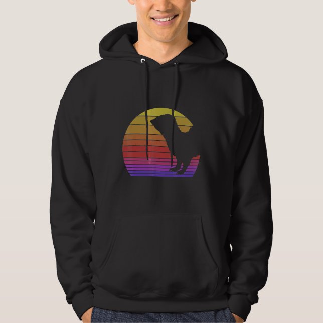 Sudadera Estilo retro Ferret Silhouette Vintage (Anverso)