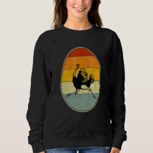 Sudadera Estilo Retro Huevo de Pascua Gráfica Gracioso Día 