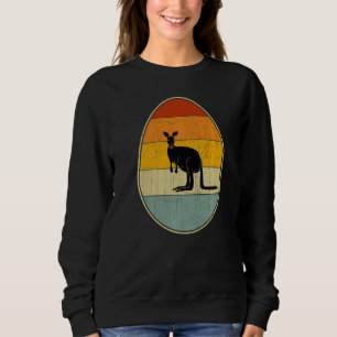 Sudadera Estilo Retro Huevo de Pascua Gráfica Gracioso Día
