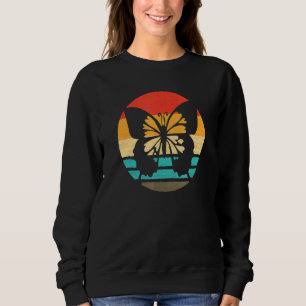 Sudadera Estilo retro mariposa cosecha 5