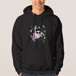Sudadera Estilo retro vintage de los 50 peinado desordenado