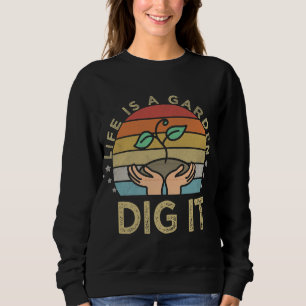 Sudadera Estilo retro vintage Farmer Life es una excavación