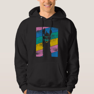 Sudadera Estilo Retro Vintage Llama Alpaca Amantes de Llama