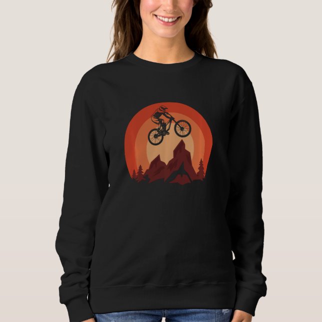 Sudadera Estilo retro vintage Sunset Arizona Bicicleta (Anverso)