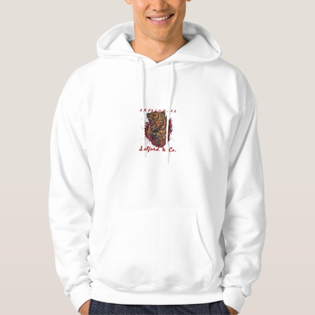 Sudadera Estilo: Sweatshirt básico encapuchado de los hombr (Anverso)