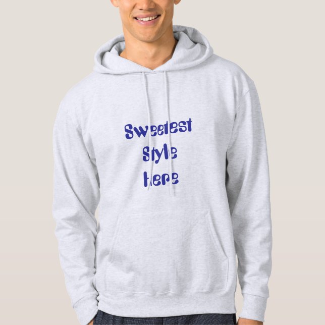 Sudadera Estilo Tipo de texto Hoodie (Anverso)
