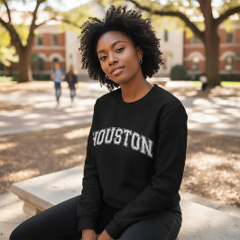 Sudadera estilo Universidad de HOUSTON América Uni
