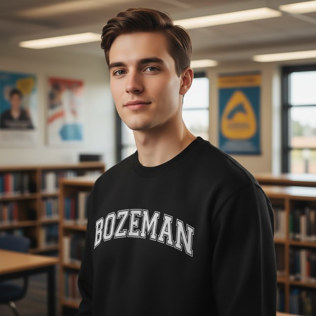 Sudadera estilo universitario de BOZEMAN América U (Subido por el creador)