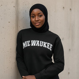 Sudadera estilo universitario de MILWAUKEE América