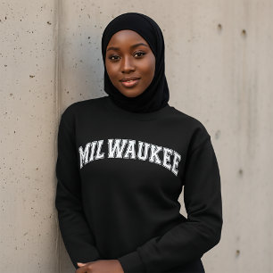 Sudadera estilo universitario de MILWAUKEE América